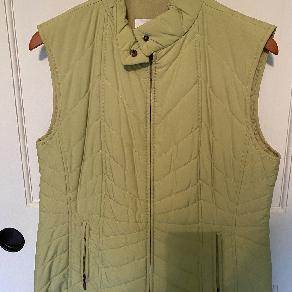 Zip front vest